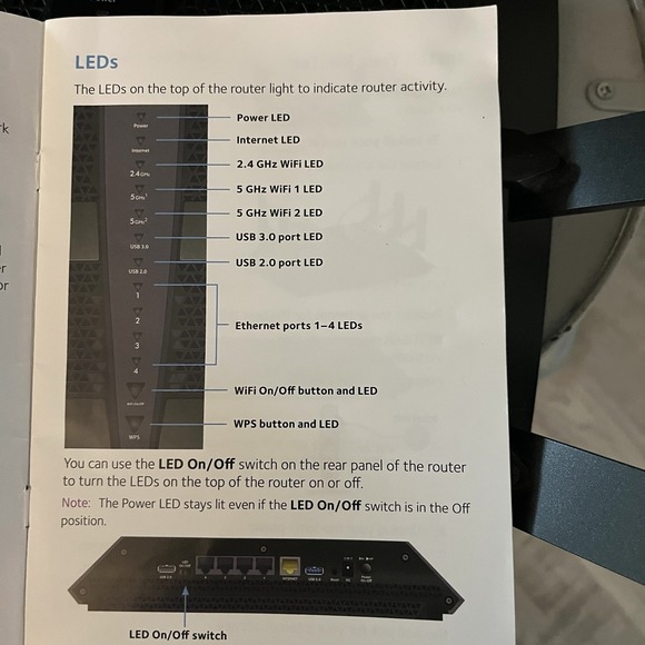 NETGEAR Nighthawk X6 AC3200 Tri-Band Wi-Fi‎ Router R8000 - Picture 12 of 13